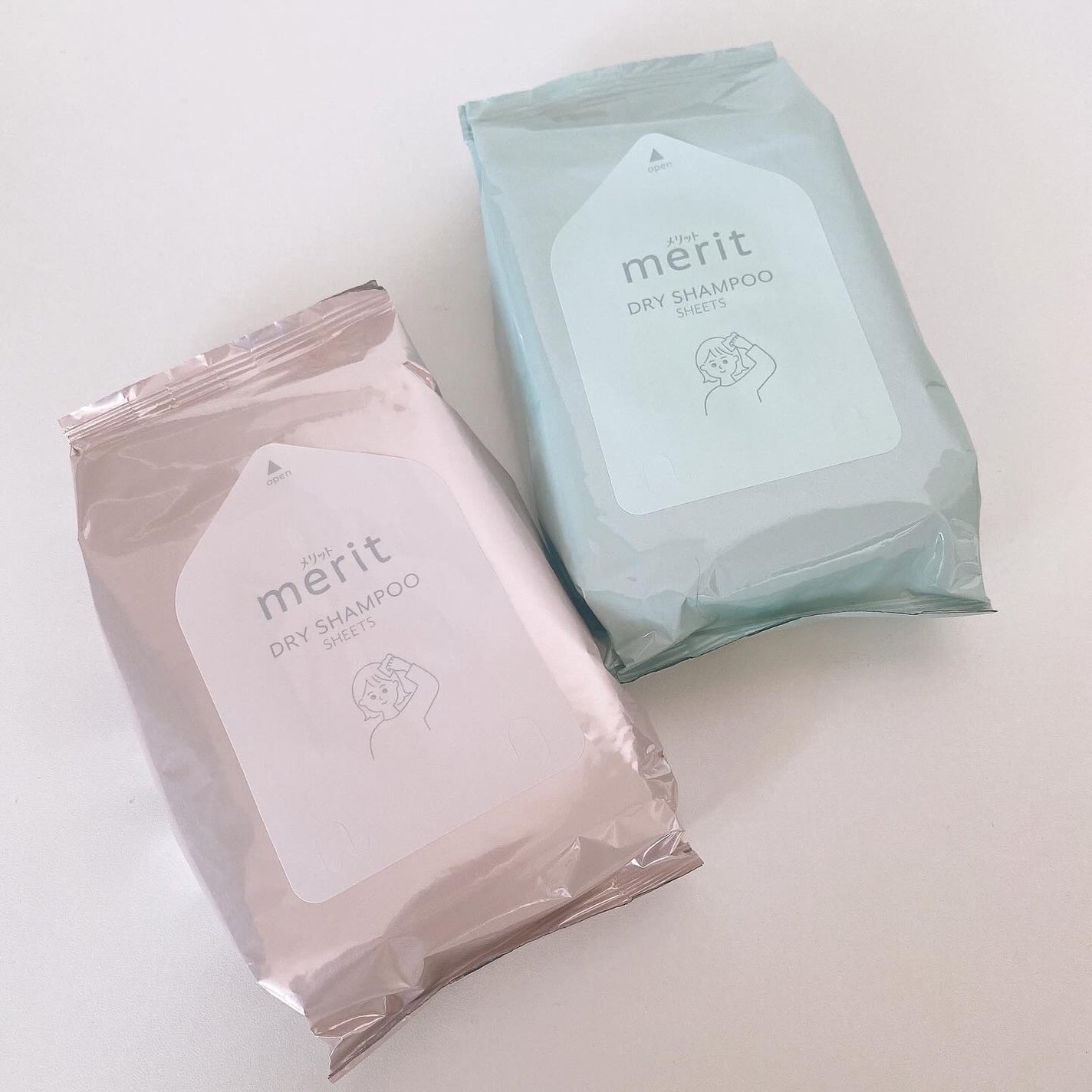 メリット ドライシャンプーシート すっきり爽快タイプ/メリット/ドライシャンプーを使ったクチコミ(4枚目)