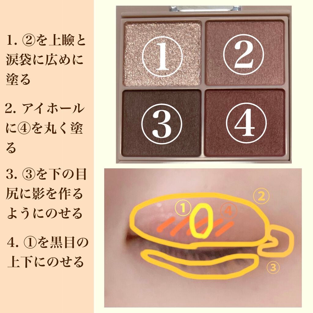 シルキースフレアイズ(マットタイプ)/キャンメイク/アイシャドウパレットを使ったクチコミ(2枚目)