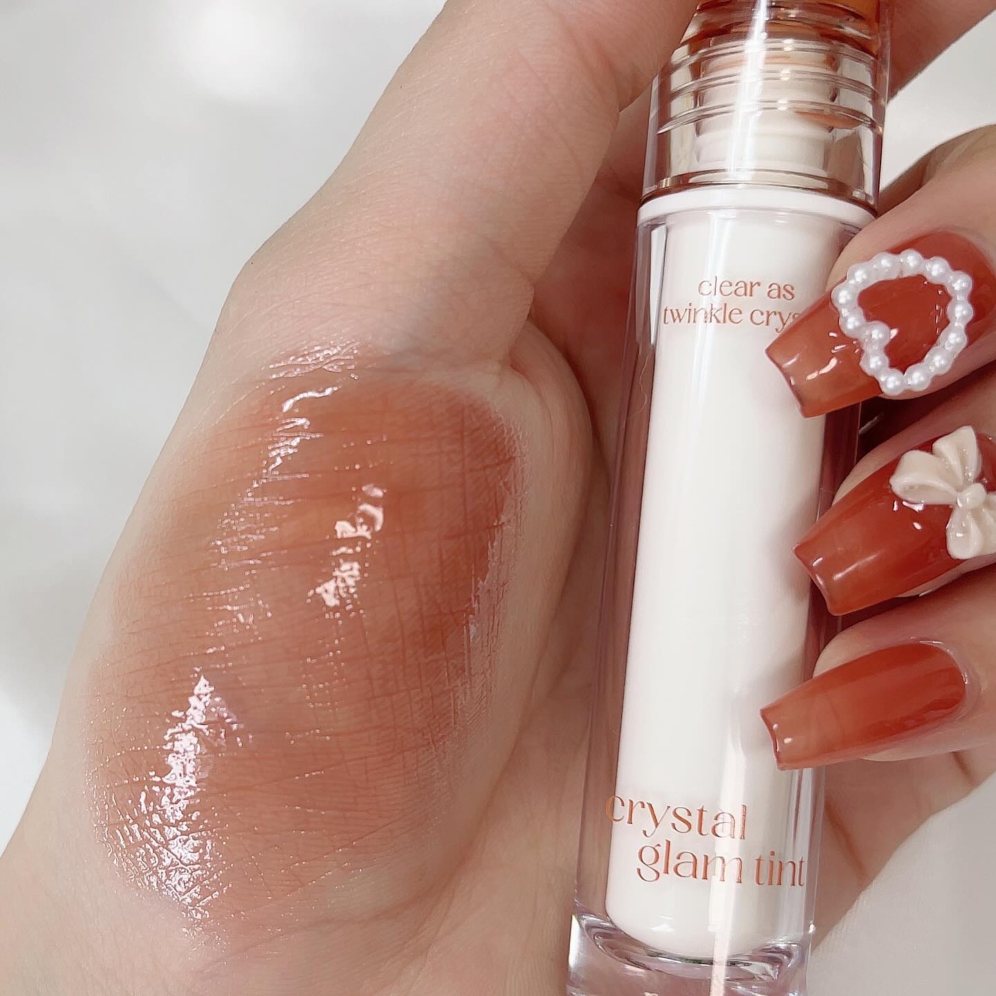 グラスティングカラーグロス/rom&nd/リップグロスを使ったクチコミ（3枚目）