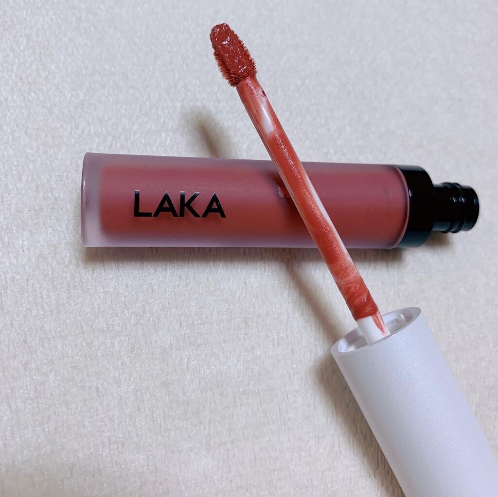 スムースマットリップスティック/Laka/口紅を使ったクチコミ(8枚目)