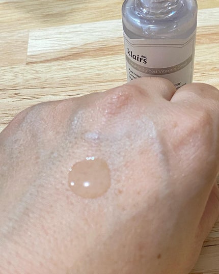 フレッシュリージュースドビタミンドロップ(35ml)/Klairs/美容液を使ったクチコミ(4枚目)