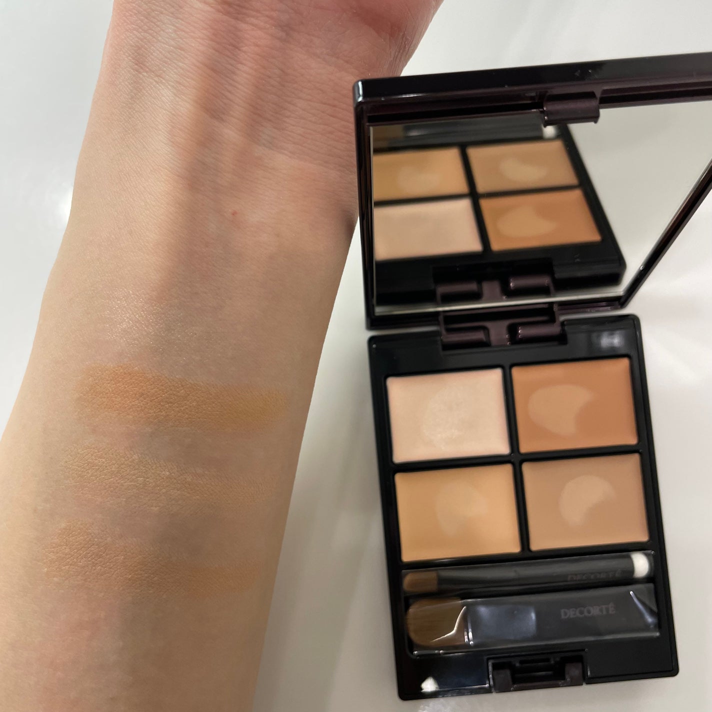 トーンパーフェクティング パレット/DECORTÉ/パレットコンシーラーを使ったクチコミ(8枚目)
