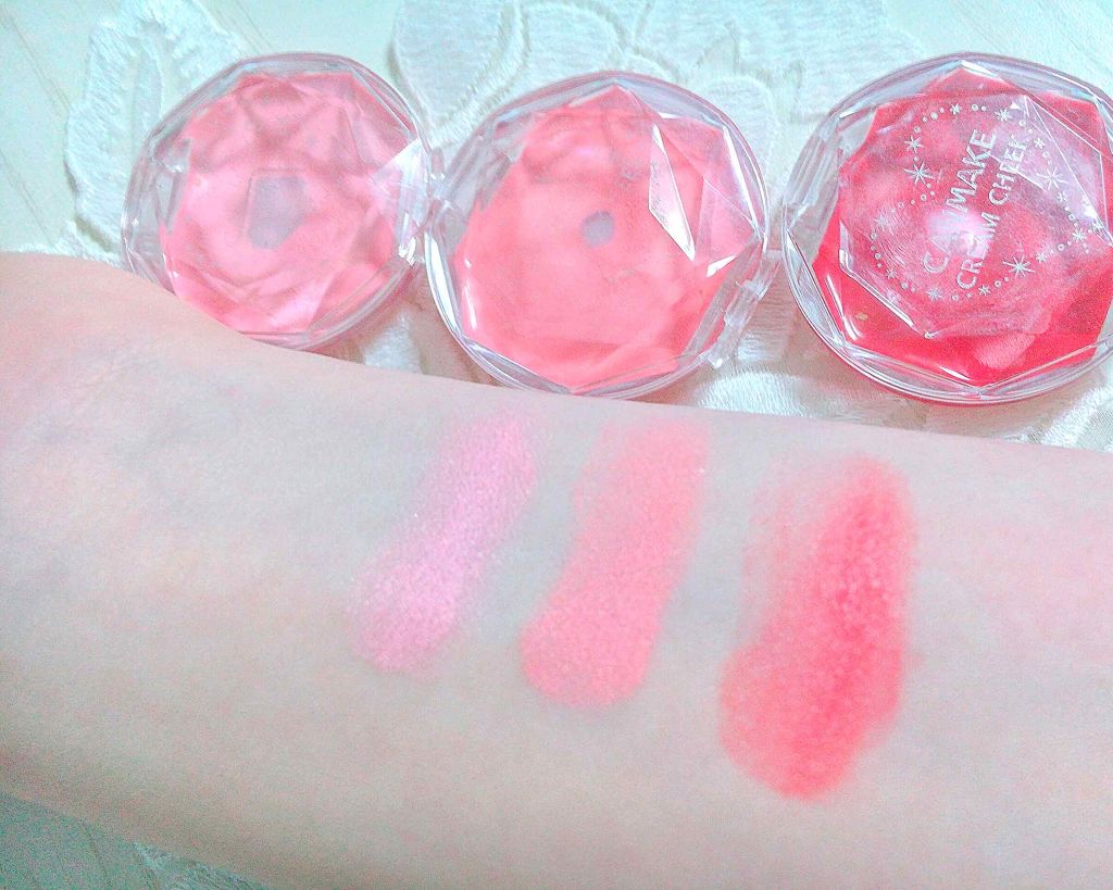 クリームチーク（クリアタイプ）/キャンメイク/ジェル・クリームチークを使ったクチコミ（3枚目）