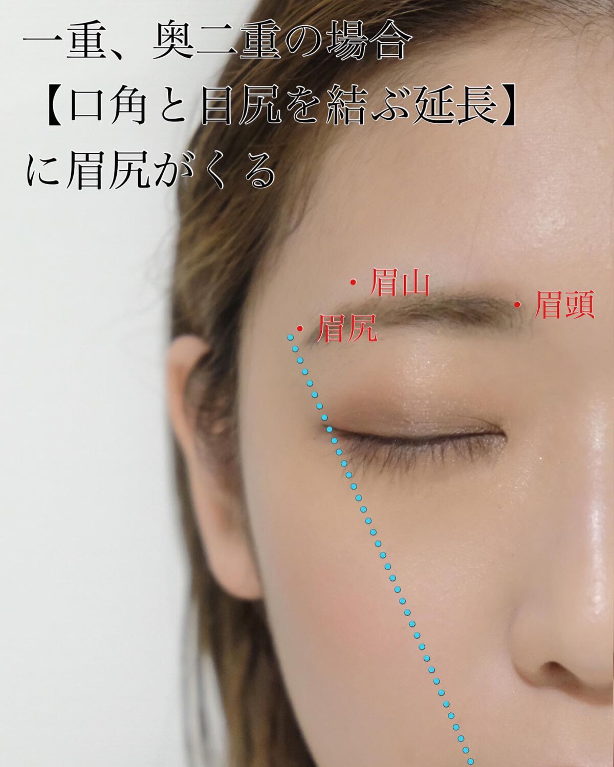 shin_usami on LIPS 「眉毛を描く時左右綺麗に描くポイントは「眉頭、眉山、眉尻」の位置..」(3枚目)
