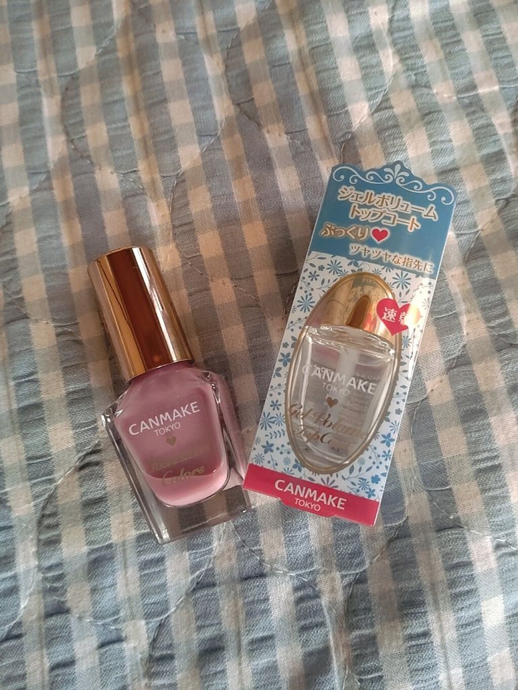 ジェルボリュームトップコート/キャンメイク/ネイルトップコートを使ったクチコミ（2枚目）