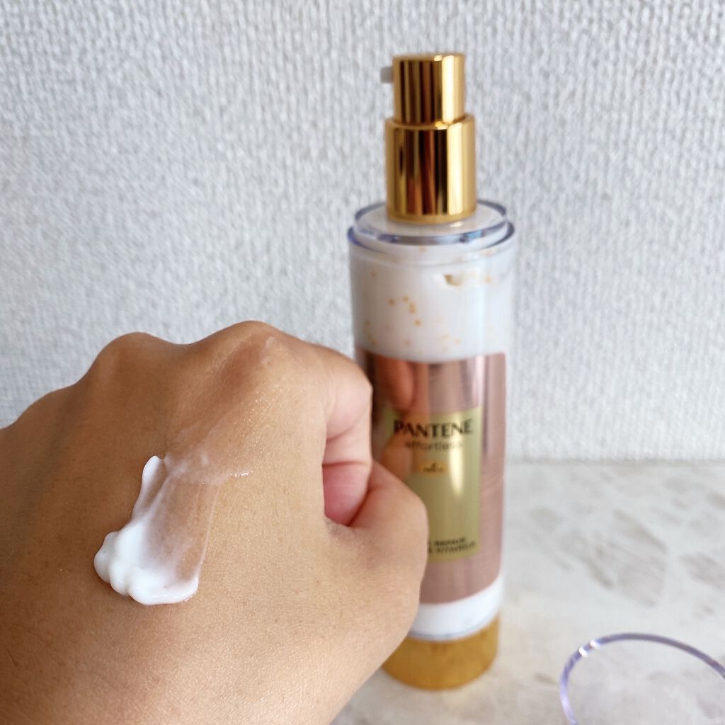 パンテーン エフォートレス クイック リペアー カプセル ヴィタミルク(洗い流さないトリートメント）/パンテーン/ヘアミルクを使ったクチコミ（2枚目）