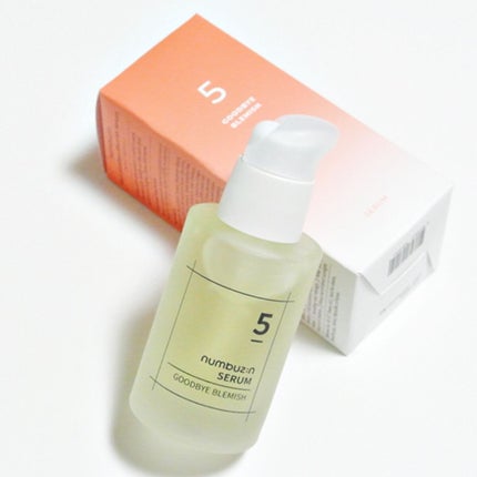 5番 朝晩ビタミン75%セラム/numbuzin/美容液を使ったクチコミ(1枚目)