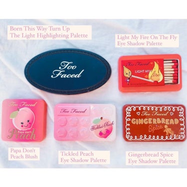 ボーン ディス ウェイ ターン アップ ザ ライト ハイライティング パレット/Too Faced/プレストパウダーを使ったクチコミ（2枚目）