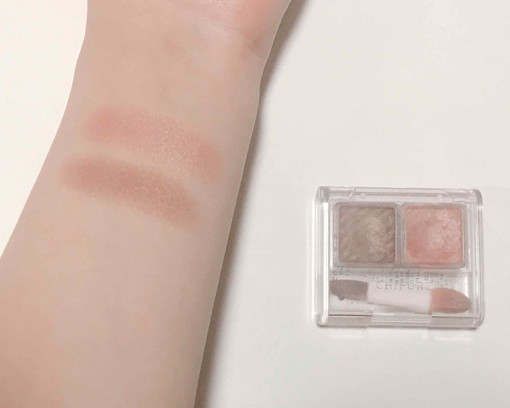 アイ カラー(チップ付)/ちふれ/アイシャドウパレットを使ったクチコミ（2枚目）