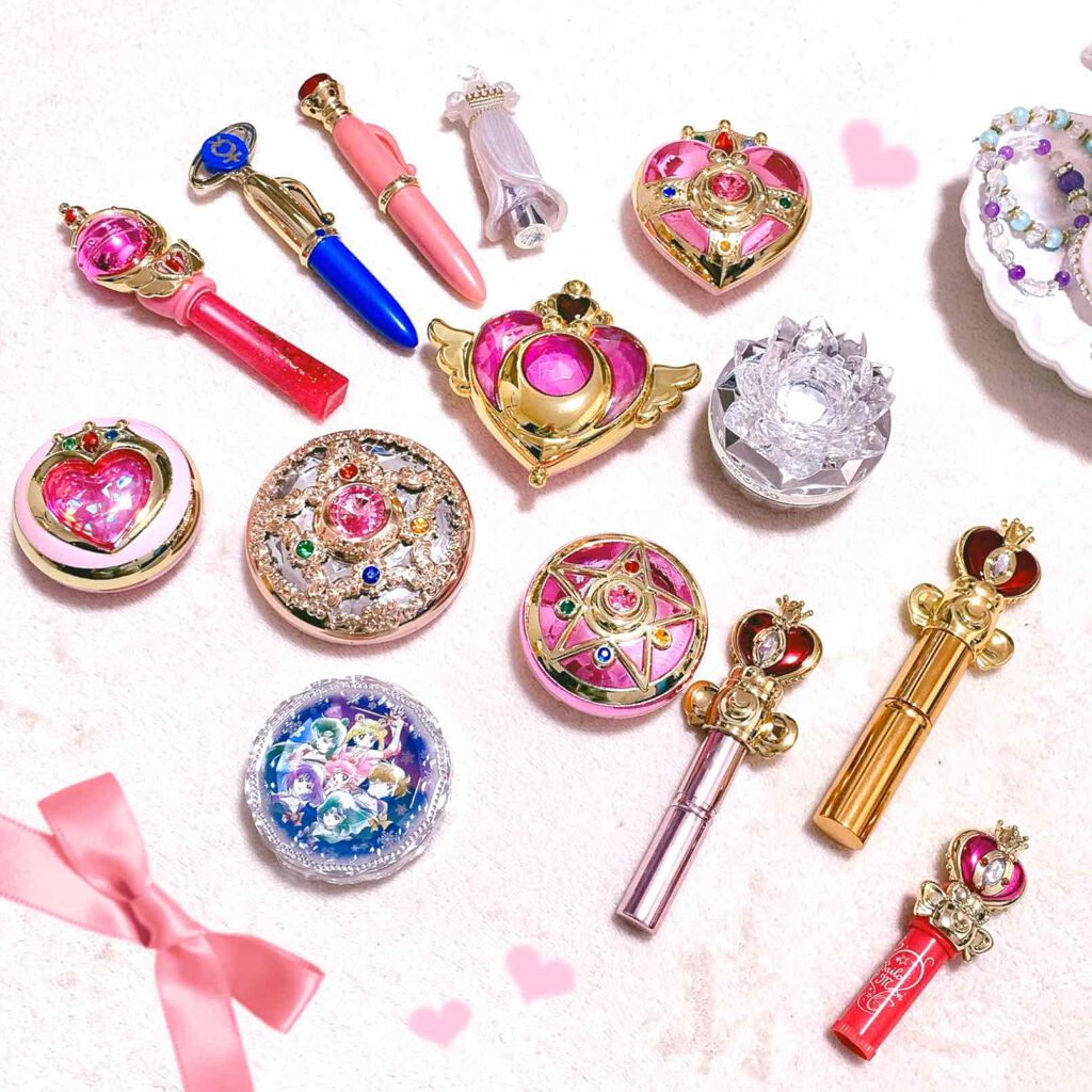 ❁E-mོi❁ on LIPS 「#観賞用コスメセーラームーンシリーズのお気に入りたちです♡バン..」(1枚目)