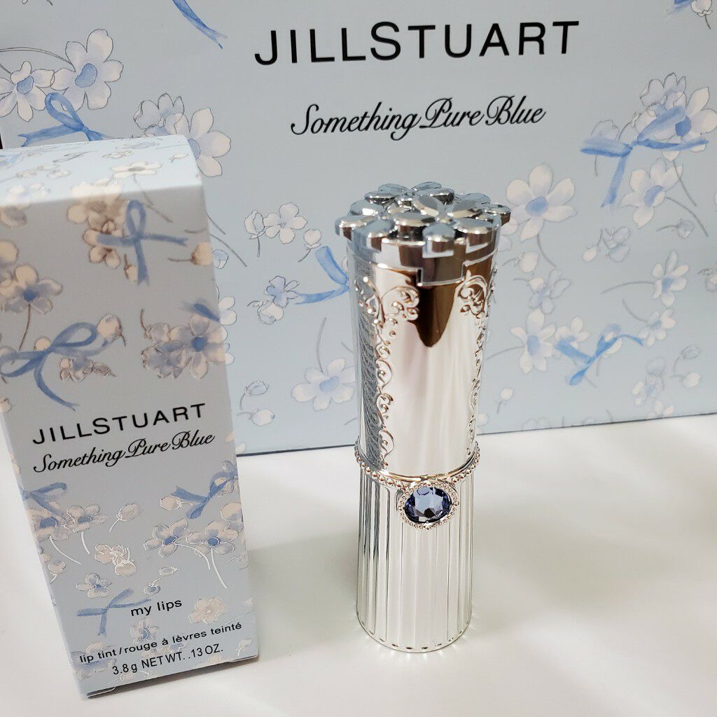 サムシングピュアブルー セント　マイリップス/JILL STUART/口紅を使ったクチコミ（2枚目）