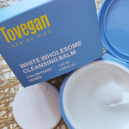 カラーフードシリーズホワイトホールサムクレンジングバーム/Tovegan/クレンジングバームを使ったクチコミ(1枚目)