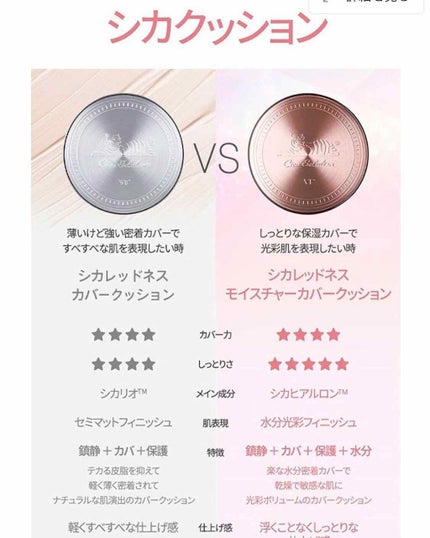 CICAレッドネスモイスチャーカバークッション/VT/クッションファンデーションを使ったクチコミ(4枚目)