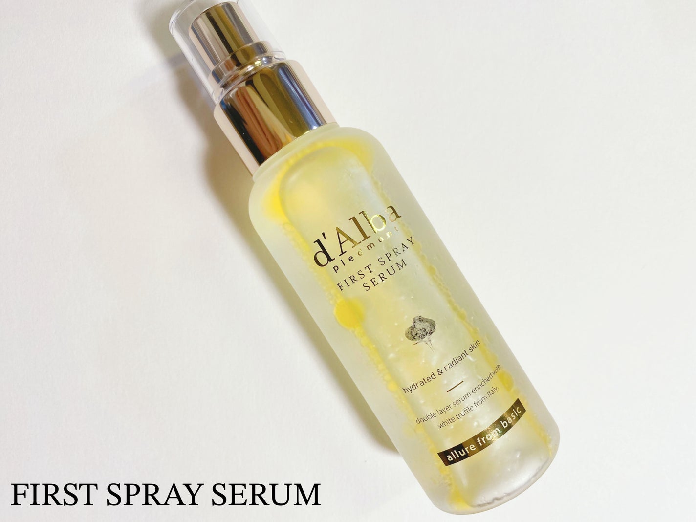ダルバ ホワイトトリュフファーストスプレーセラム/ダルバ/ミスト状化粧水を使ったクチコミ(2枚目)
