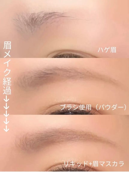 シューティングリキッドアイブロウ/サナ ニューボーン/リキッドアイブロウを使ったクチコミ(2枚目)