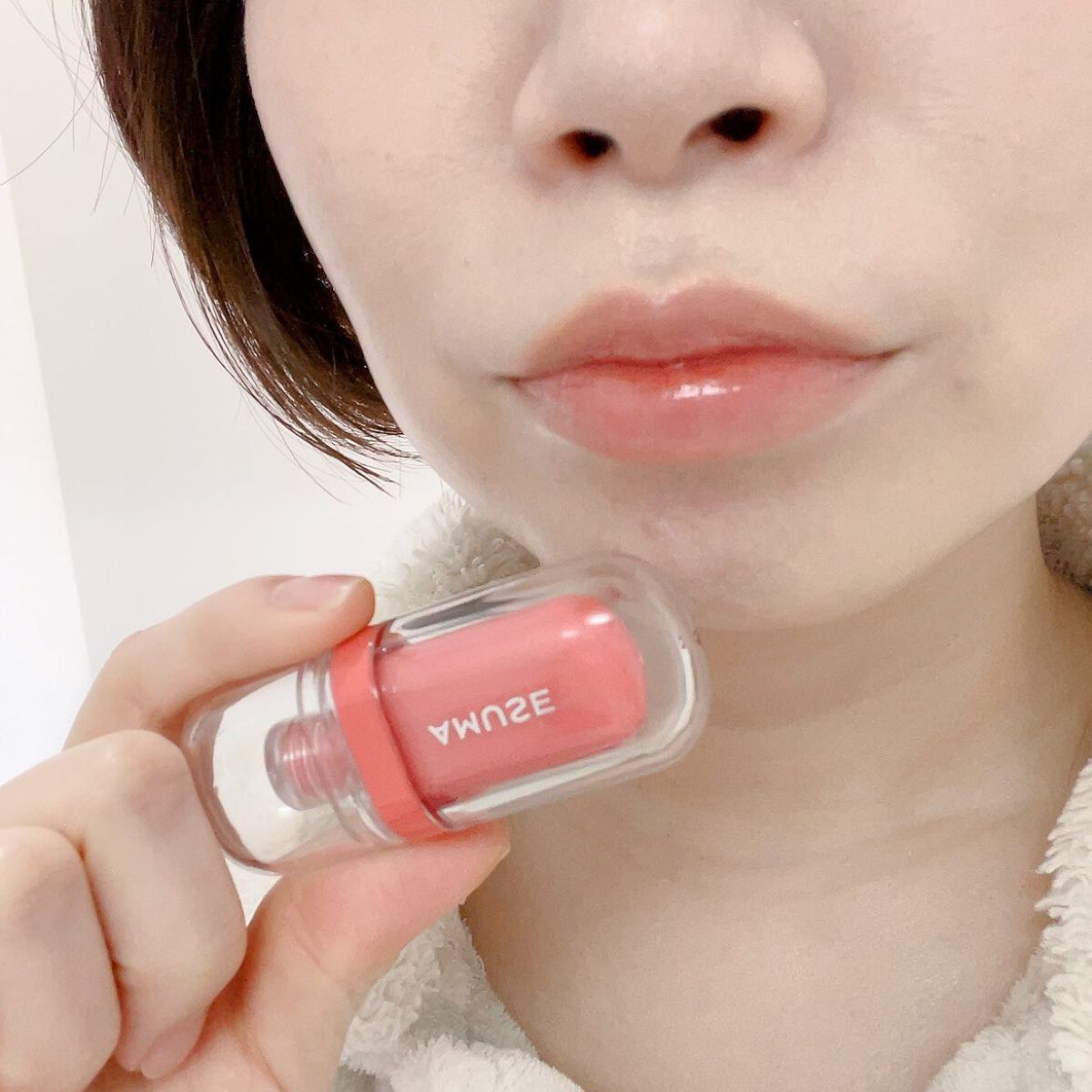 ジェルフィットティント/AMUSE/リップティントを使ったクチコミ(4枚目)