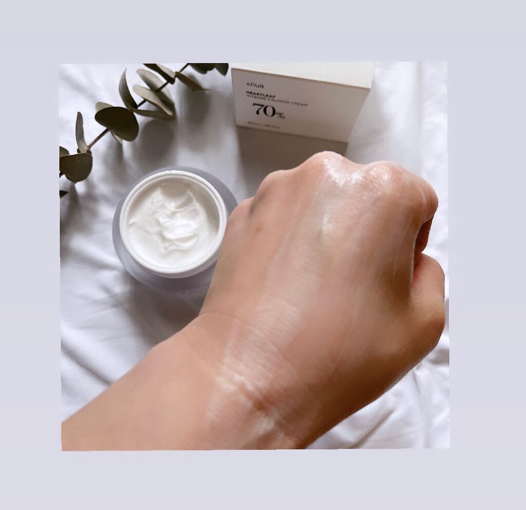ドクダミ 70 インテンスカーミングクリーム/Anua/フェイスクリームを使ったクチコミ（3枚目）