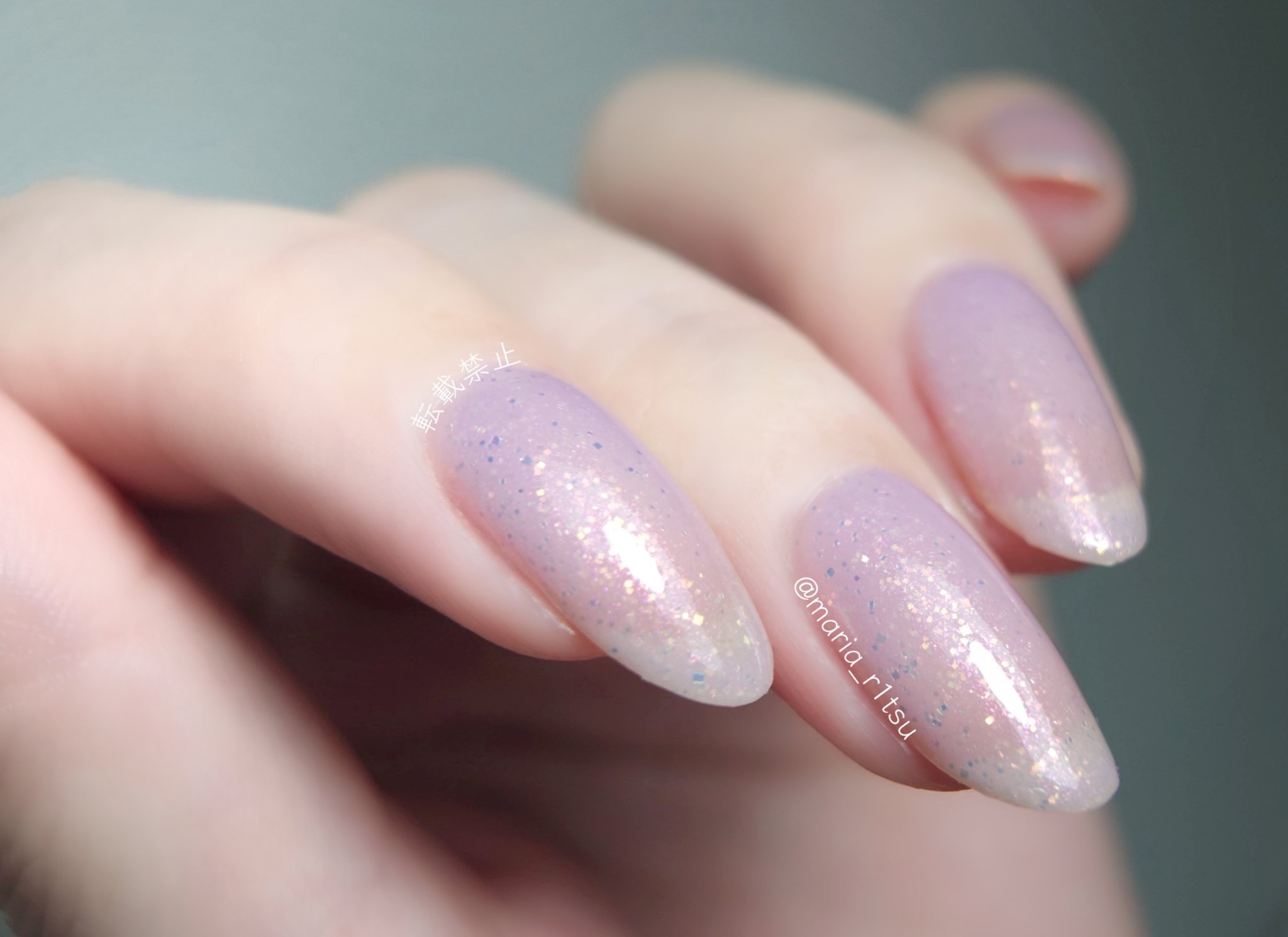 ルナソル ネイルポリッシュ EX46 Lilac Prism/LUNASOL/マニキュアを使ったクチコミ（2枚目）