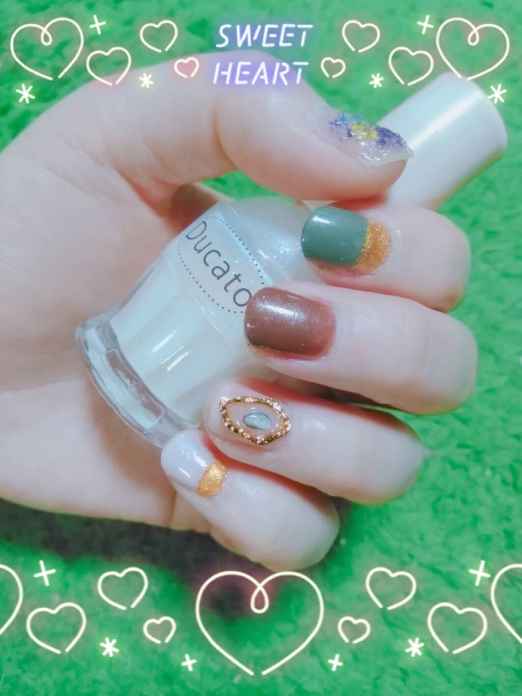 ネイルパーツ/セリア/ネイルチップ・パーツを使ったクチコミ（3枚目）