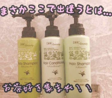 DHCアメニティ オリーブグリーン ヘアシャンプー /ヘアコンディショナー/DHC/シャンプー・コンディショナーを使ったクチコミ（1枚目）