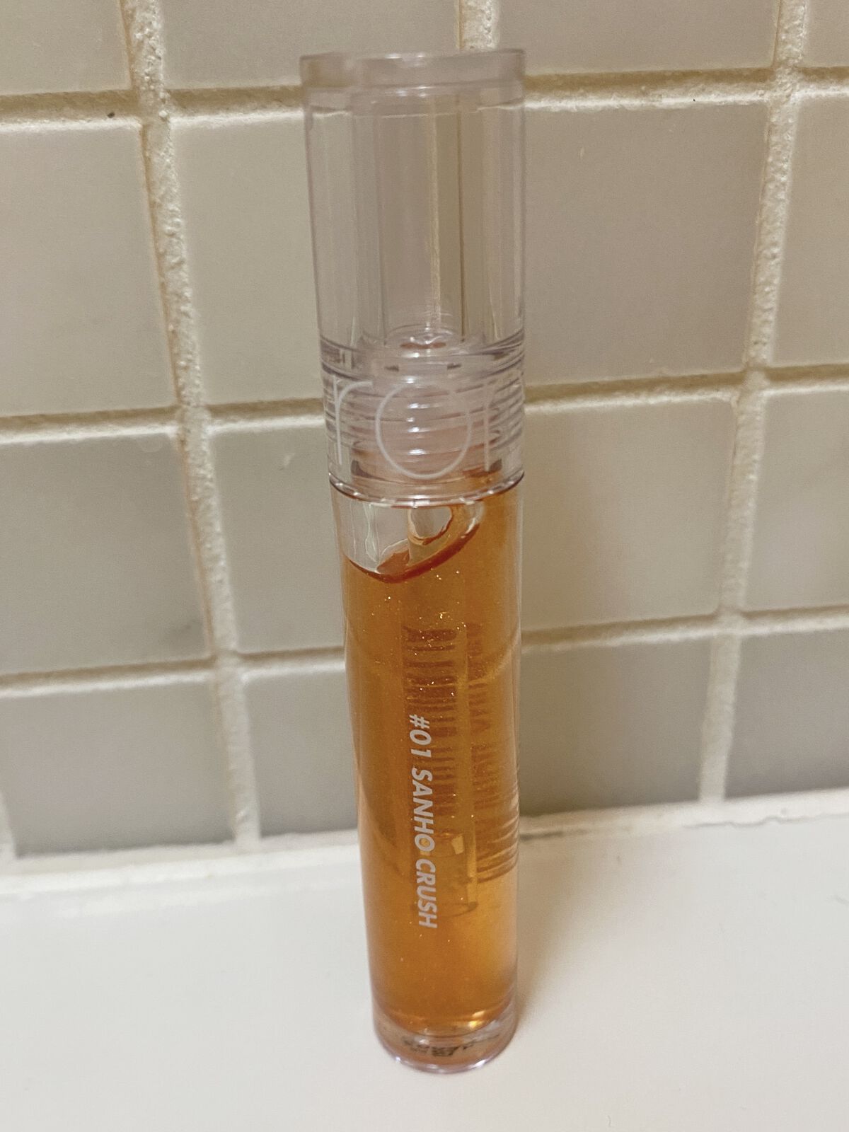 グラスティングウォーターグロス/rom&nd/リップグロスを使ったクチコミ（1枚目）