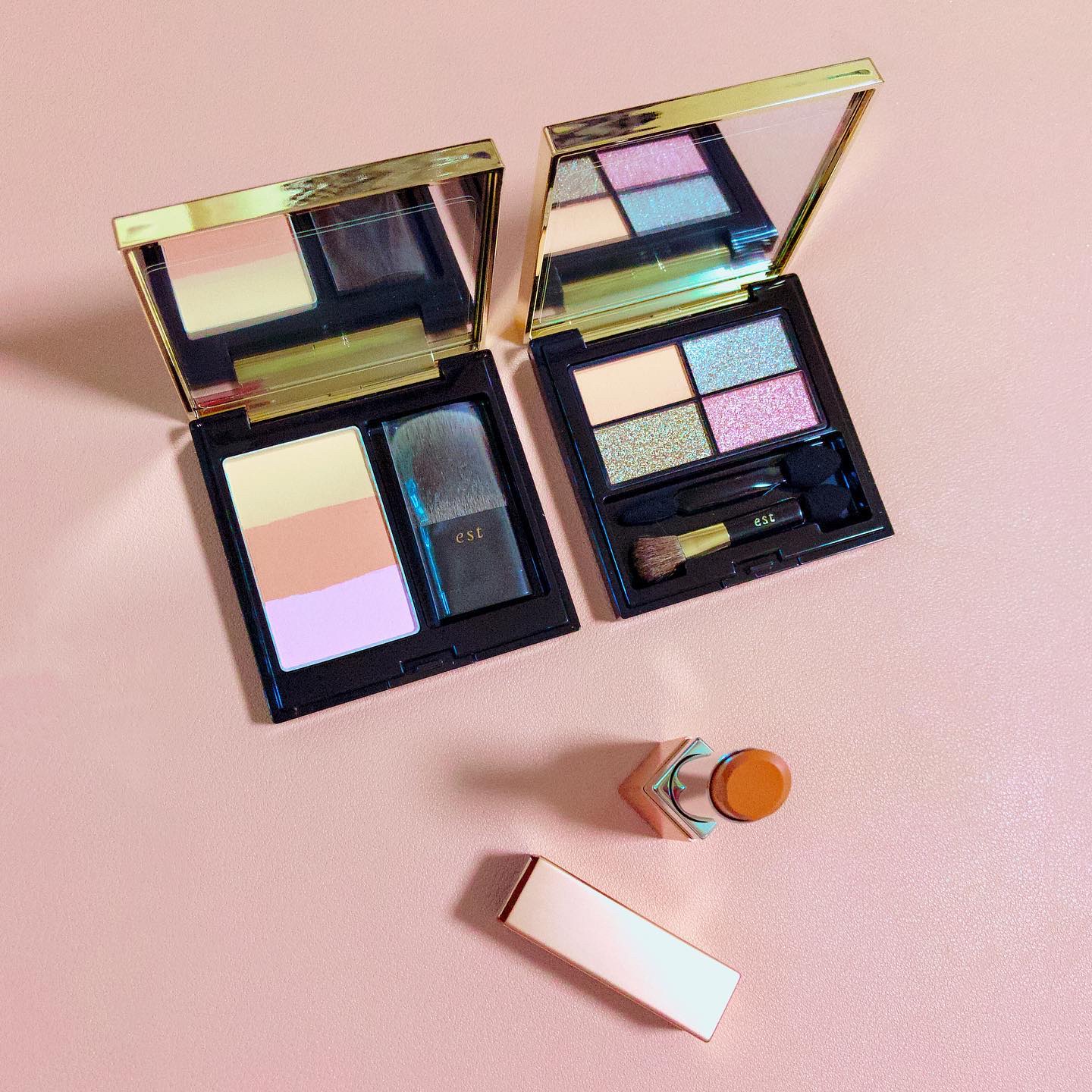 ピュア クラリティ シアー アイシャドウ/est/アイシャドウパレットを使ったクチコミ（1枚目）