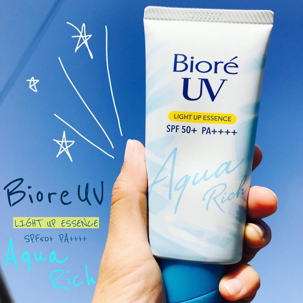 ビオレUV アクアリッチ ライトアップエッセンス/ビオレ/日焼け止めクリームを使ったクチコミ（1枚目）