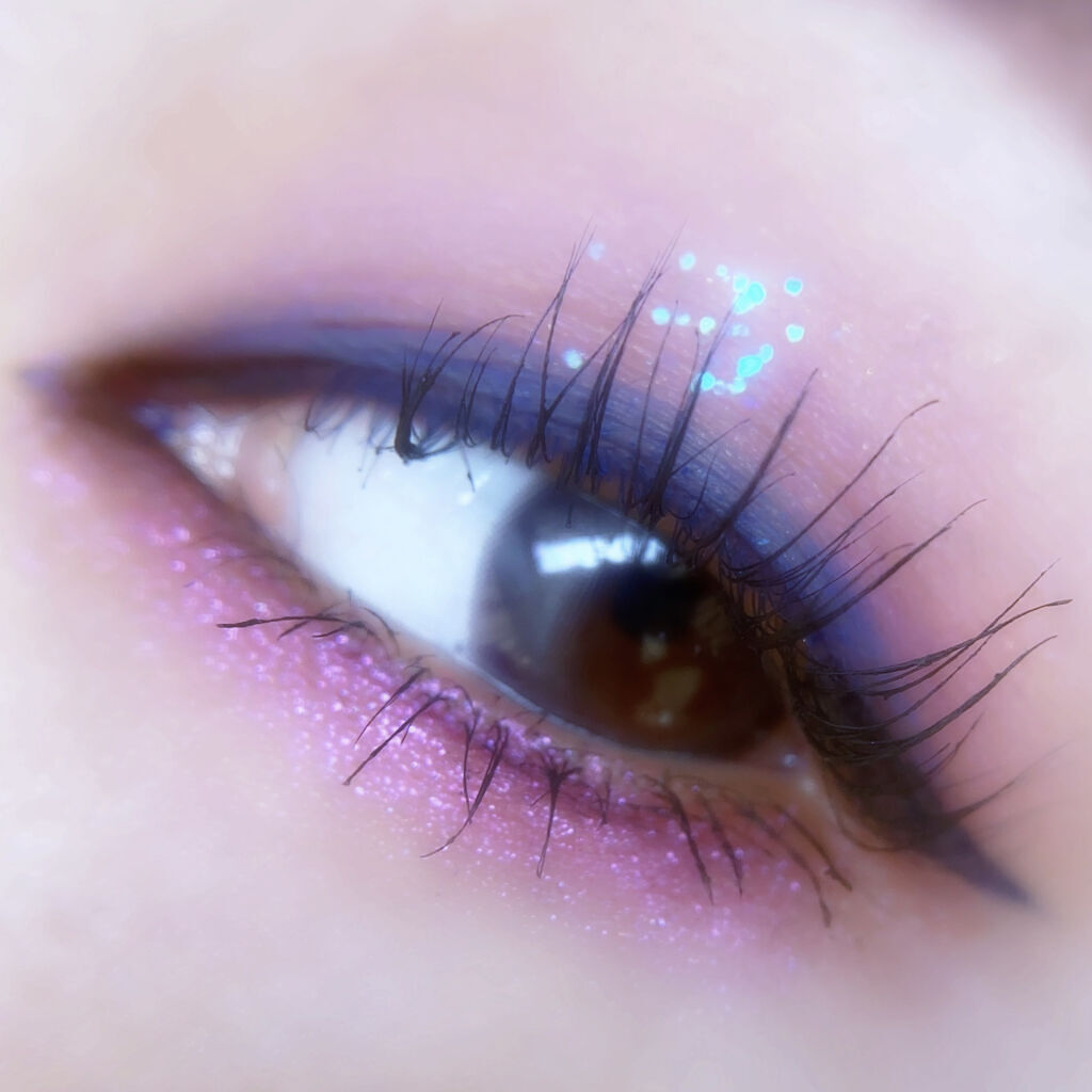 リキッドアイライナーa (TOKYO GIRLS COLLECTION) ネイビー/U R GLAM/リキッドアイライナーを使ったクチコミ（2枚目）