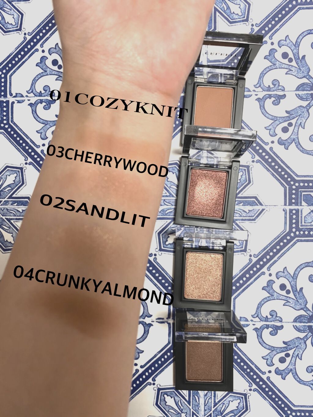 Eyes Fit Daily Shadow 04 クロンキアーモンド/CELEFIT/単色アイシャドウを使ったクチコミ（2枚目）