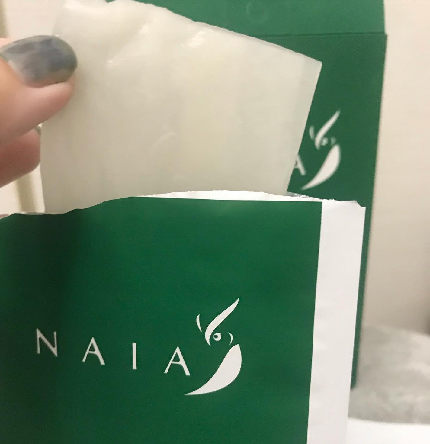 酒粕フェイスマスク 7枚入り(個包装)/NAIA/シートマスク・パックを使ったクチコミ(3枚目)