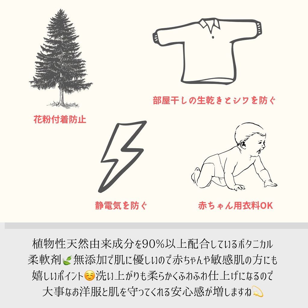 ボタニカル素肌想いの柔軟剤 ピュアコットン シャボンの香り/NICE ＆ QUICK/柔軟剤を使ったクチコミ（2枚目）