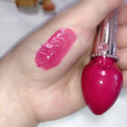 フォーエヴァージューシー オイルルージュ ティント/JILL STUART/リップティントを使ったクチコミ(2枚目)