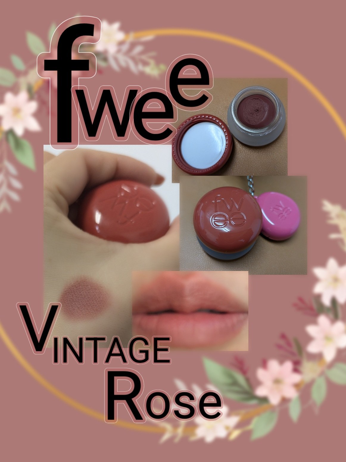 リップアンドチーク ブラーリープリンポット/fwee/口紅を使ったクチコミ（3枚目）