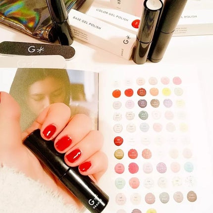 GEL POLISH SET + 1 COLOR GEL POLISH /GRANJE/ネイル用品を使ったクチコミ(6枚目)