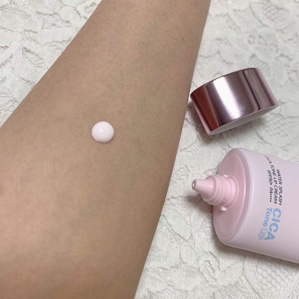 ウォータースプラッシュシカトーンアップクリーム/espoir/化粧下地を使ったクチコミ（2枚目）