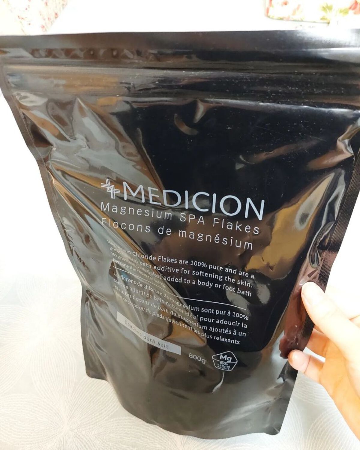 マグネシウムスパフレーク/MEDICION/無機塩系入浴剤を使ったクチコミ（2枚目）