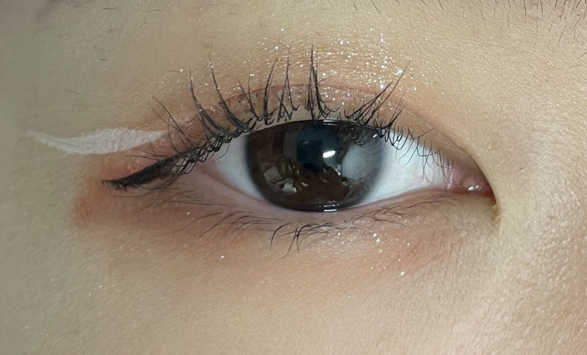 リキッドアイライナーa (TOKYO GIRLS COLLECTION) ホワイト/U R GLAM/リキッドアイライナーを使ったクチコミ（3枚目）