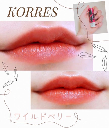 リップバームスティック/KORRES/リップケアを使ったクチコミ(1枚目)
