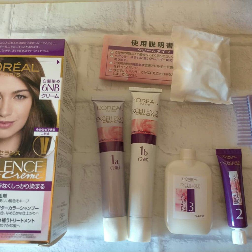 エクセランス ヘアカラー 6GA/ロレアル パリ/ヘアカラーを使ったクチコミ（2枚目）