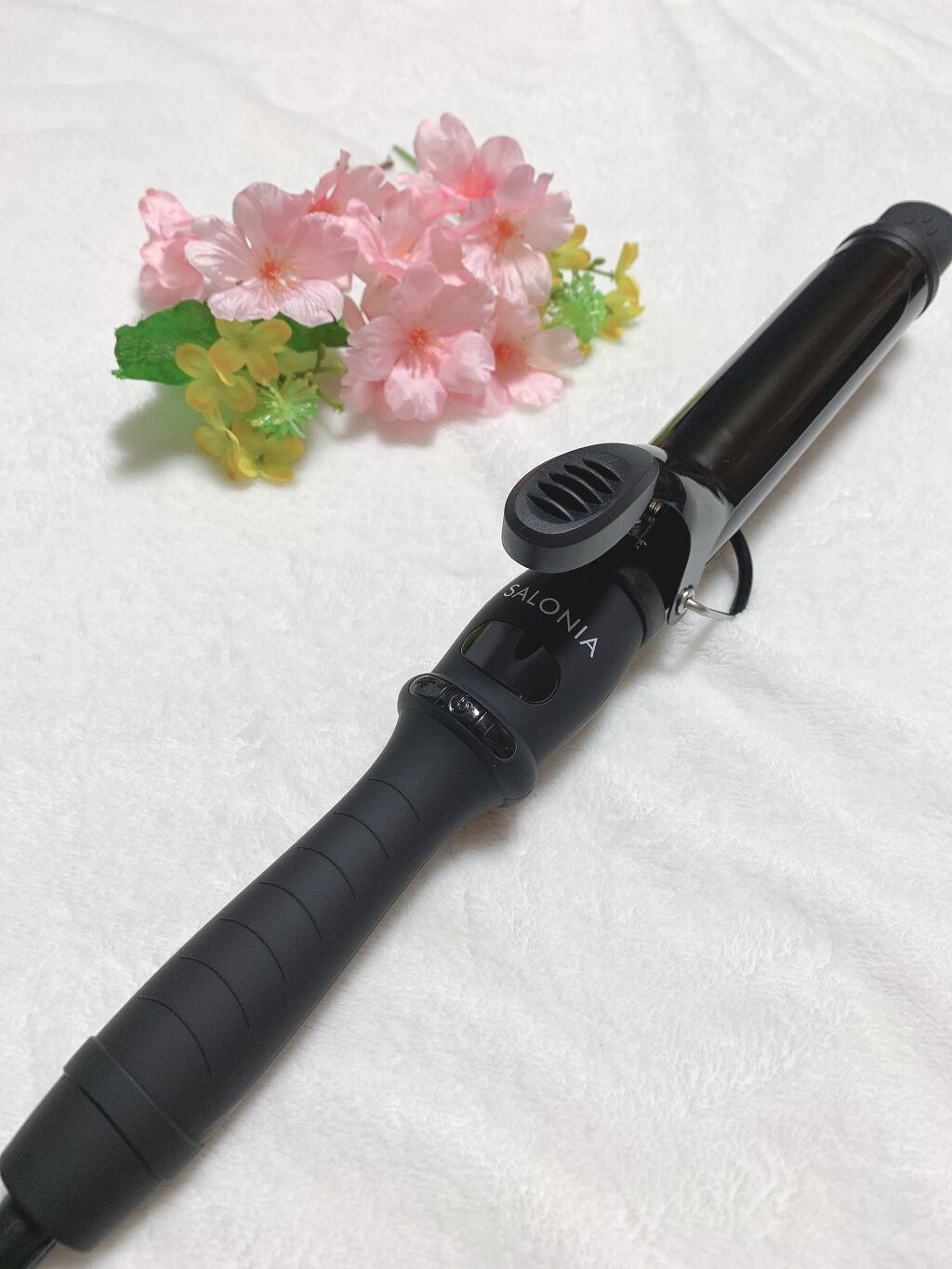 セラミックカール ヘアアイロン/SALONIA/カールアイロンを使ったクチコミ(1枚目)