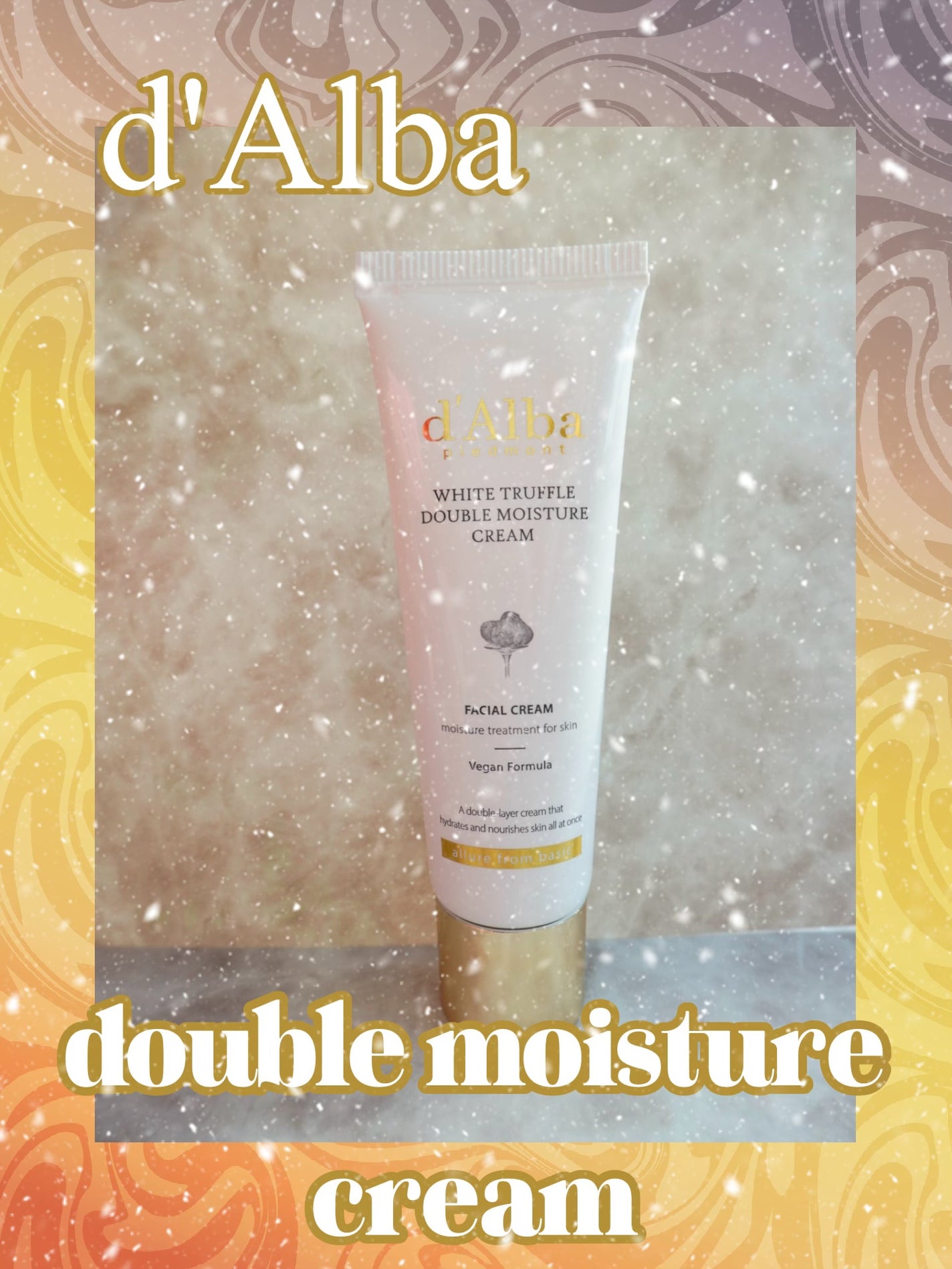 ホワイトトリュフダブルモイスチャークリーム/ダルバ/フェイスクリームを使ったクチコミ(1枚目)