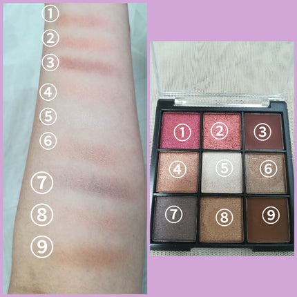 UR GLAM BLOOMING EYE COLOR PALETTE/U R GLAM/アイシャドウパレットを使ったクチコミ(2枚目)
