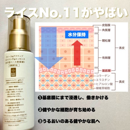 リエイジングエッセンス/RAIZ active/美容液を使ったクチコミ(3枚目)