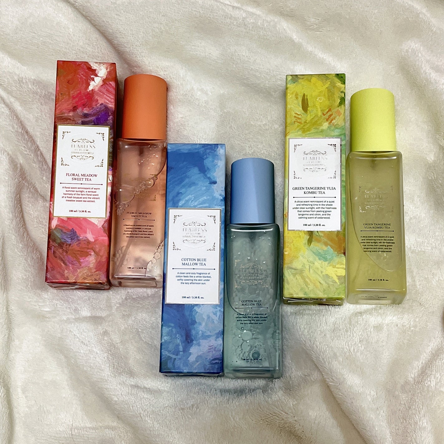 パヒュームヘア&ボディミスト フローラルメドウスウィートティー/TEABLESS/ヘアミストを使ったクチコミ(1枚目)