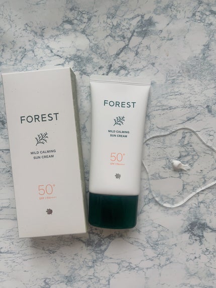 フォレスト マイルドカーミングサンクリーム/FoRest by Greenfinger/日焼け止めクリームを使ったクチコミ(1枚目)