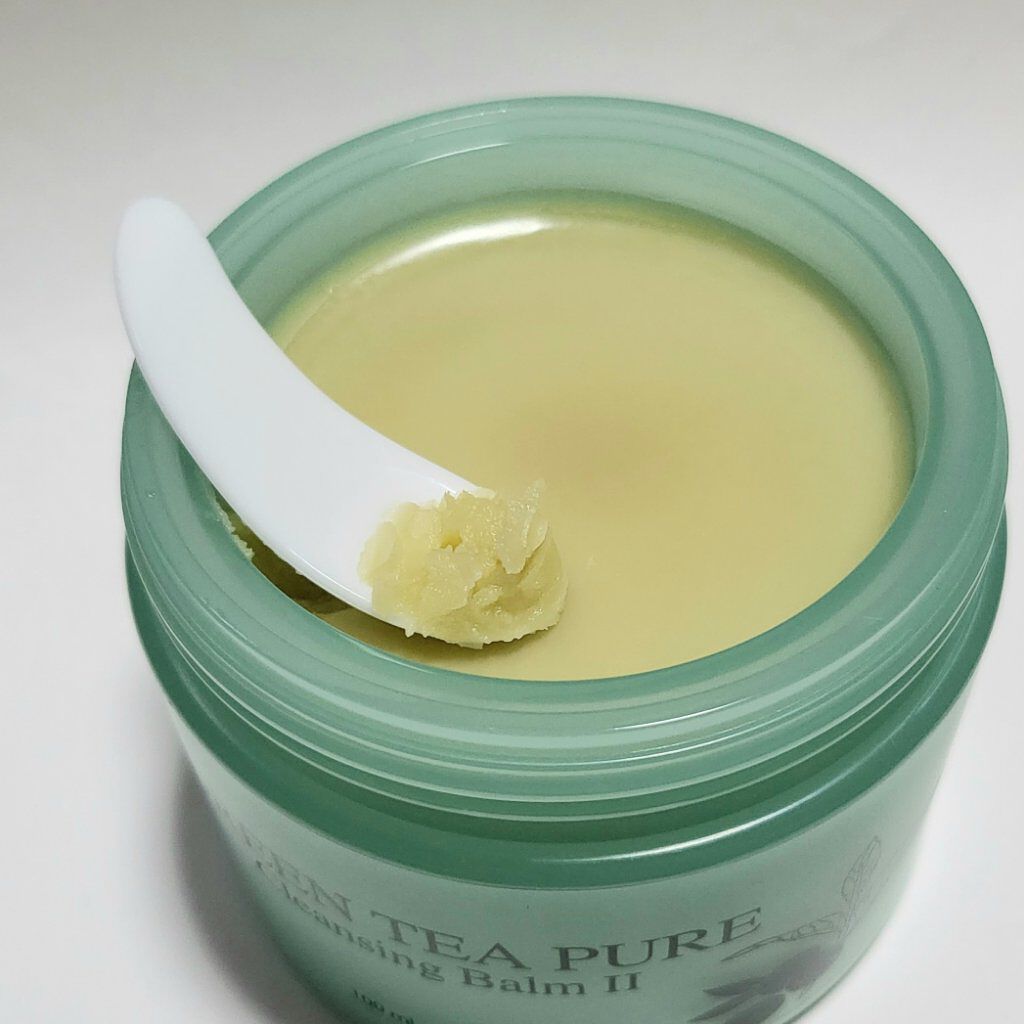 グリーンティーピュアクレンジングバームⅡ/YADAH/クレンジングバームを使ったクチコミ（2枚目）