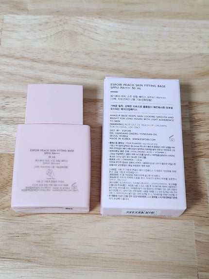 ピーチスキンフィッティングベース/espoir/化粧下地を使ったクチコミ(2枚目)