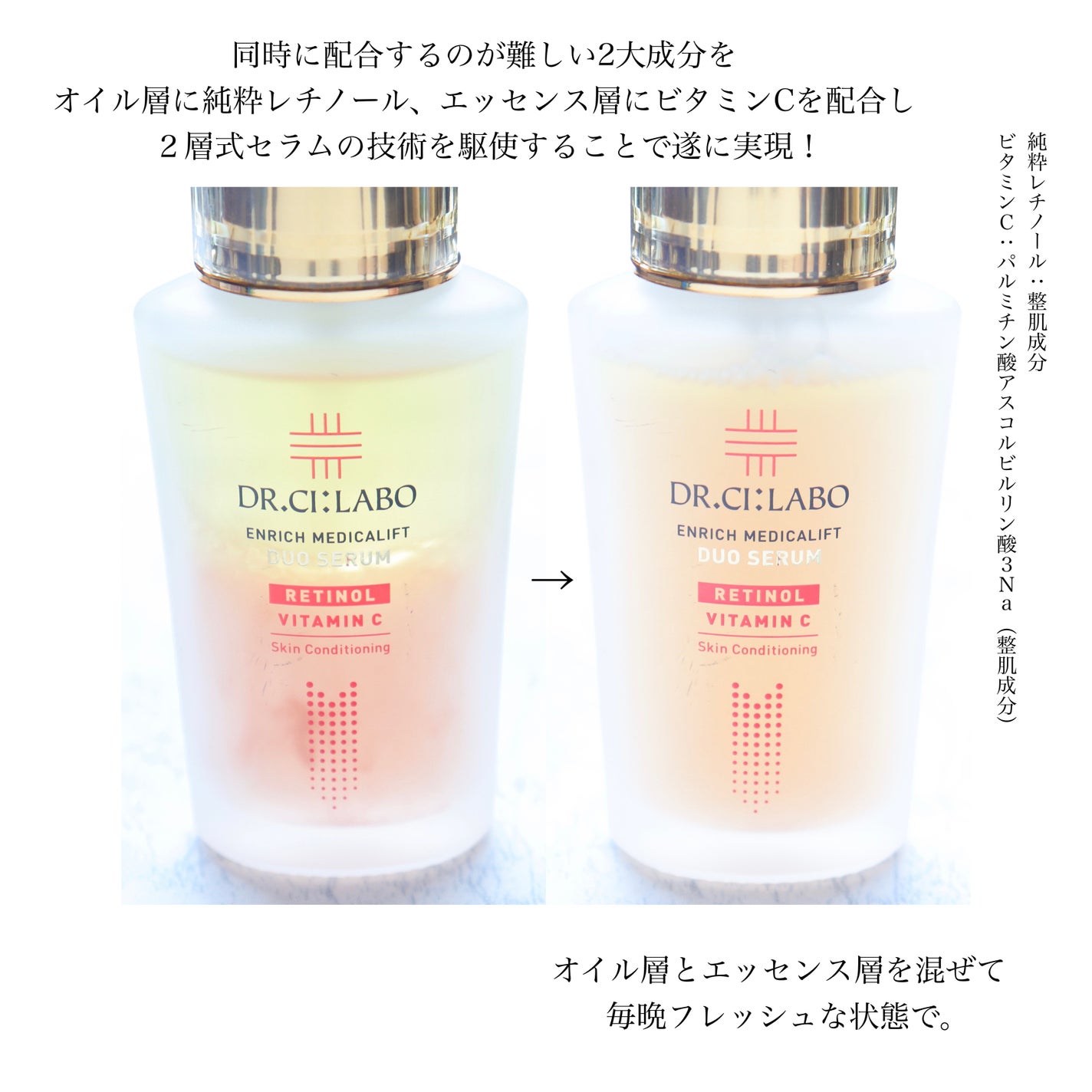 エンリッチ メディカリフト デュオセラム/ドクターシーラボⓇ/美容液を使ったクチコミ(3枚目)