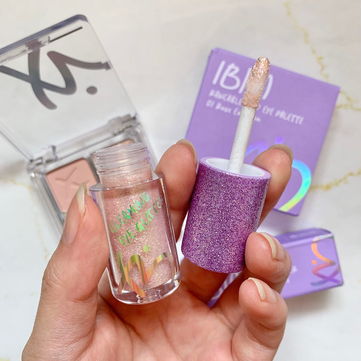 グリーミングアイグリッター/IBIM/グリッターを使ったクチコミ(7枚目)