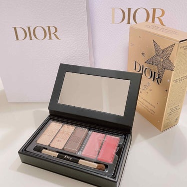 Dior スパークリング クチュール アイ＆リップ パレットのクチコミ「Dior
スパークリング クチュール アイ＆リップ パレット
クリスマスコフレ、パケ買いです完.....」（1枚目）